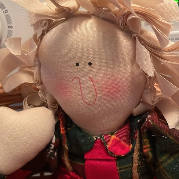 Handmade Raggedy Ann Andy Soft Cloth Dolls Church Bazaar - Picture 6 of 6